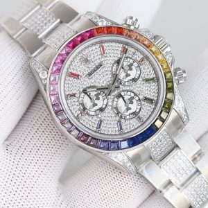 Stunning Rolex Daytona Rainbow Edition with Diamond Bezels - Image 1