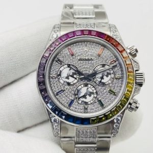 VRS Factory Authentic Top Rolex Daytona Replicat Fake With Gem bezel and Real Gold Case - Image 1