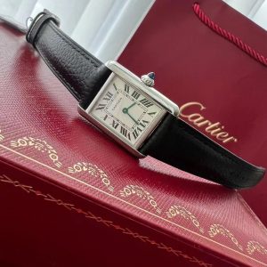 Luxury Swiss A-grade Cartier Tank Must Clone Watch w/ Quick Release Band - Image 7